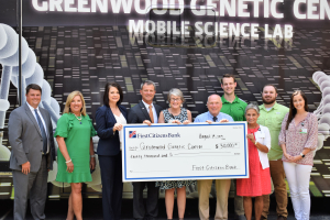 First Citizens Bank Funds Outreach Education at Greenwood Genetic Center