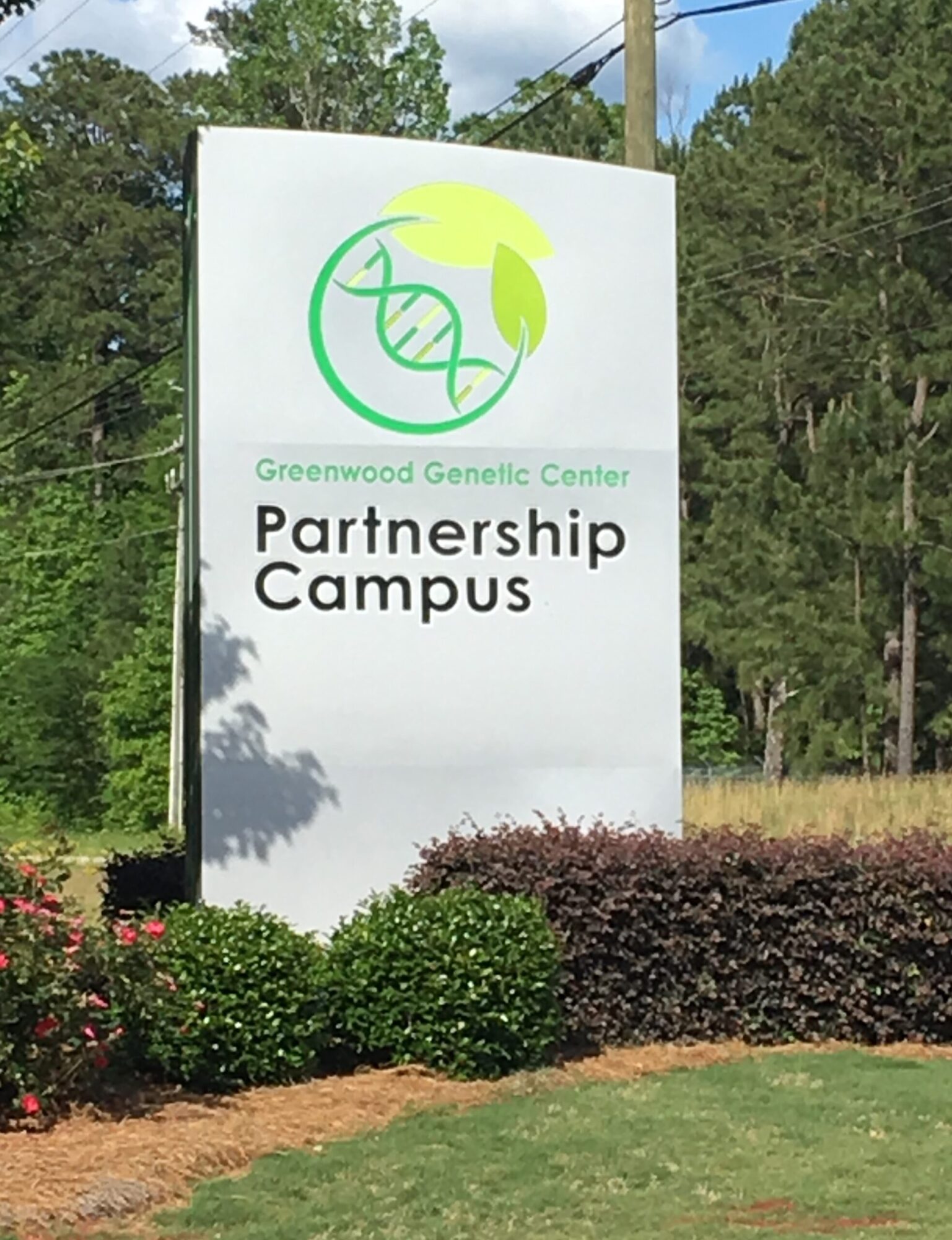Partnership Campus road sign